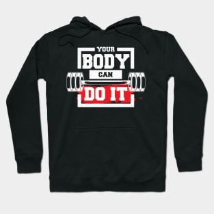 Inspirational Gym Saying Hoodie